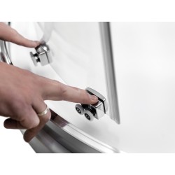 Čtvrtkruhový sprchový kout MODERN 190