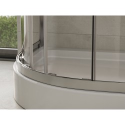 Čtvrtkruhový sprchový kout MODERN 190