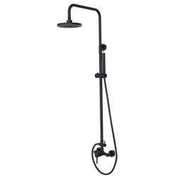 Nástěnný sprchový set DECCO/ILLUSION čierna