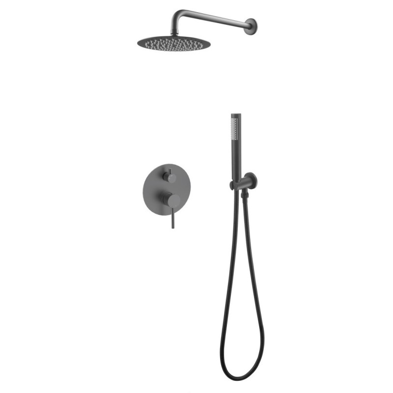 Podomítková baterie s příslušenstvím SLIM DECCO/ILLUSION II grafitová barva