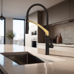 Drezová batéria ULTIMA U-50 čierna/zlatá