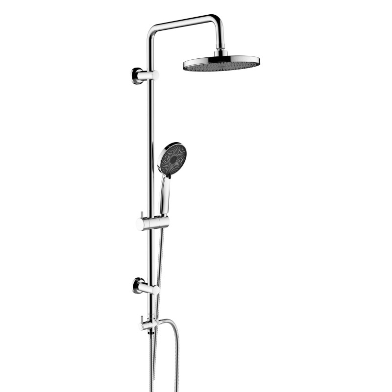 Sprchový set s hlavovou sprchou a ručnou sprchou SILVERFLOW