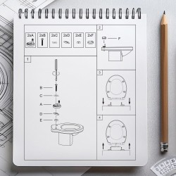 WC  sedátko CALYPSO duroplast, soft-close