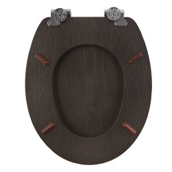 WC  sedátko WENGE z MDF, soft-close
