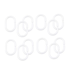 Kúpeľňový záves plast KD02100272 - biela, modrá a zelená