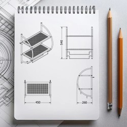 Polička do kúpeľne Olsen Spa kovová KD02050027