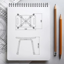 Koupeľnové madlo - zalomenie 135°