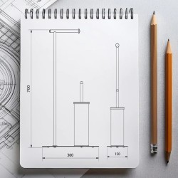 Držiak toaletného papiera Olsen Spa