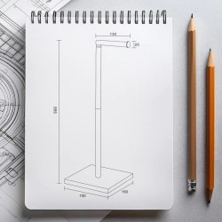 Držiak toaletného papiera, kov, čierna farba