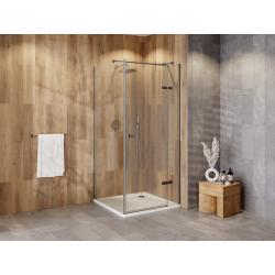 Čtvercový sprchový kout PIXA GRAFIT