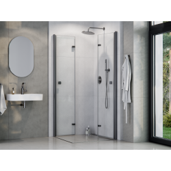 Čtvercový sprchový kout EXO-H GRAFIT