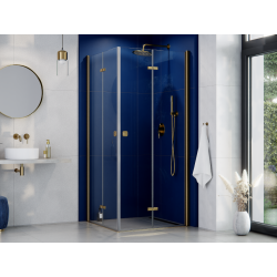 Čtvercový sprchový kout EXO-H GOLD