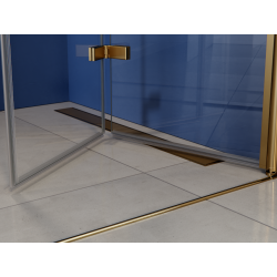 Čtvercový sprchový kout EXO-H GOLD