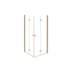 Čtvercový sprchový kout EXO-H GOLD