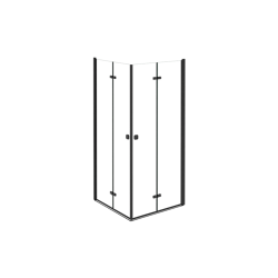 Čtvercový sprchový kout EXO-H BLACK
