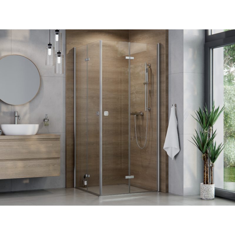 Čtvercový sprchový kout EXO-H CHROM