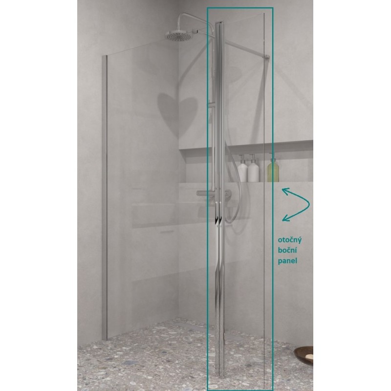 Bočný otočný panel ECO-N CHROM