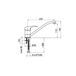Dřezová baterie YUTA Y-20