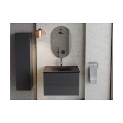 Spodní skříňka s umyvadlem AKYA grafitová matná