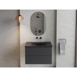 Zrcadlo bez osvětlení AKYA grafitová matná