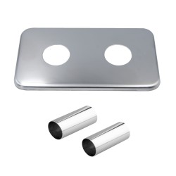 Středový ventil, krycí rozeta a krycí trubičky