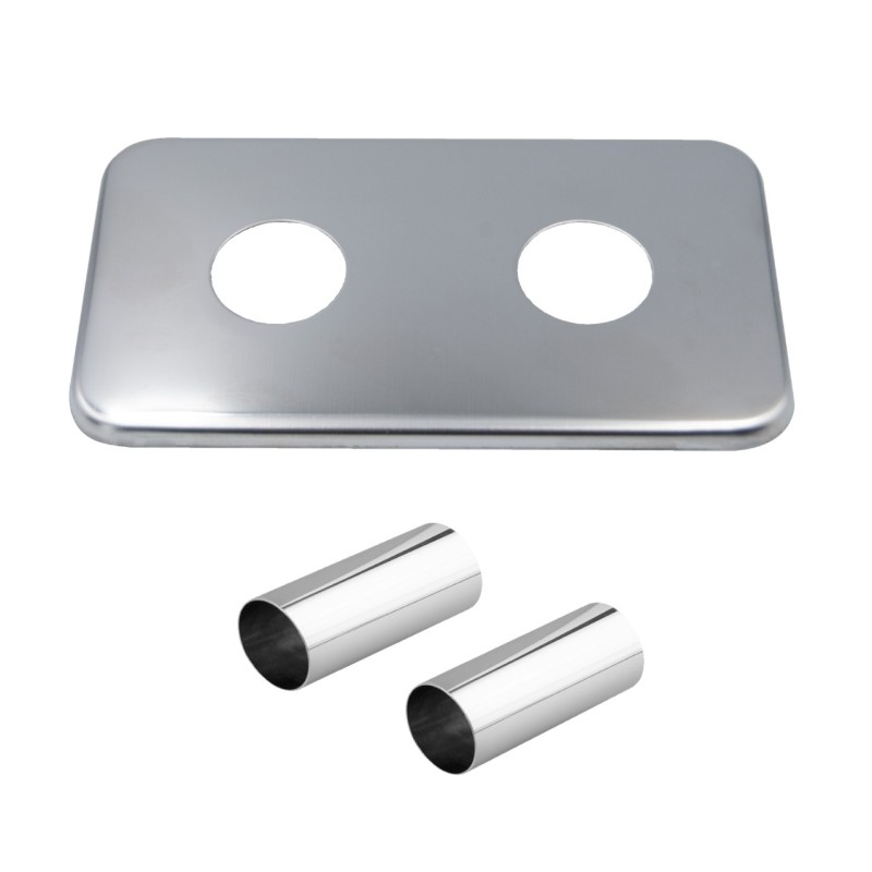 Středový ventil, krycí rozeta a krycí trubičky