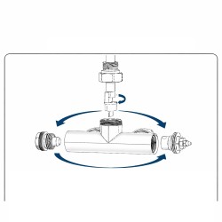 ONE-SADA, universální jednobodový ventil s plastovou rozetou