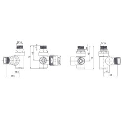 INTEGRATO-SADA, rohový ventil (Z8)