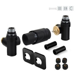 INTEGRATO-SADA, universální rohový ventil s plastovou rozetou