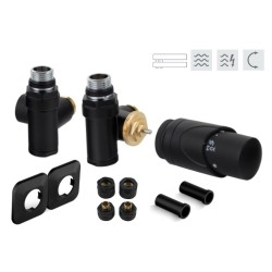 INTEGRATO-SADA, universální rohový ventil s plastovou rozetou