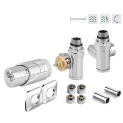 INTEGRATO-SADA, universální rohový ventil s plastovou rozetou