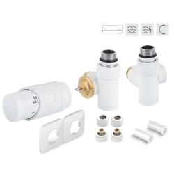 INTEGRATO-SADA, universální rohový ventil s plastovou rozetou