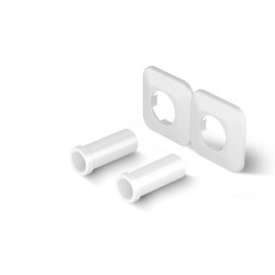 INTEGRATO-SADA, universální rohový ventil s plastovou rozetou