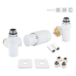 INTEGRATO-SADA, universální rohový ventil s mosaznou rozetou