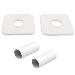 INTEGRATO-SADA, universální rohový ventil s mosaznou rozetou