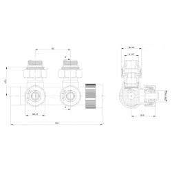 Universální středový ventil HYBRID-SADA