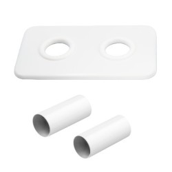 HYBRID-SADA, universální středový ventil s mosaznou rozetou