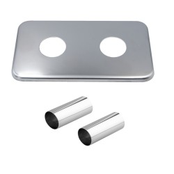 HYBRID-SADA, universální středový ventil s mosaznou rozetou