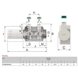 UNI-SADA, univerzálny stredový ventil