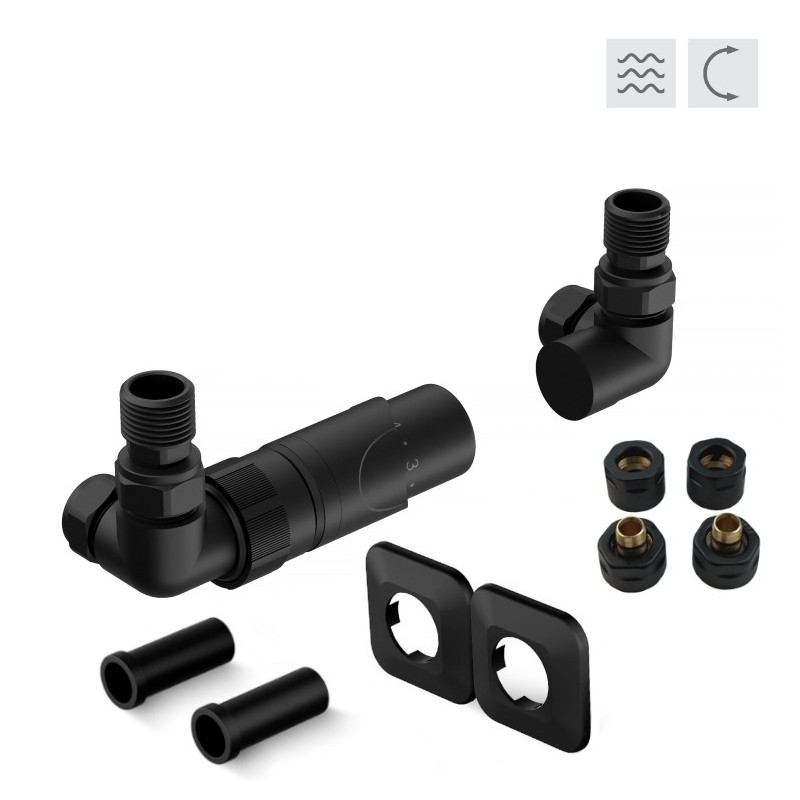 PRIME-SADA, universální rohový ventil s plastovou rozetou