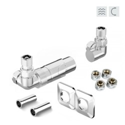 PRIME-SADA, universální rohový ventil s plastovou rozetou