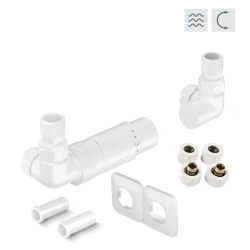 PRIME-SADA, universální rohový ventil s plastovou rozetou