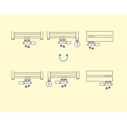 UNI-SADA, univerzálny stredový ventil s mosadznou rozetou