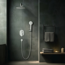 ULTRA-2F CHROM, Podomítkový sprchový set včetně příslušenství, chrom