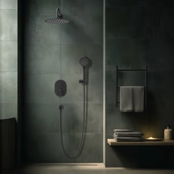 ULTRA-2F GRAFIT, podomítkový sprchový set včetně příslušenství