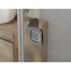 Čtvercový sprchový kout EXO-H CHROM