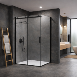 Pevná boční stěna PANEL BELVER BLACK NEW