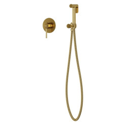 Set s bidetovou sprškou VEO zlatá brúsená