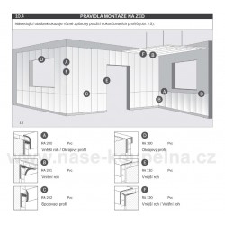 Dokončovací profil OTTOPAN - vnitřní kulatý