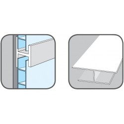 Dokončovací profil - spojovací, rovný